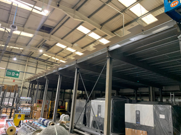 Mezzanine floor for fusion plastics in Leicester Image 3